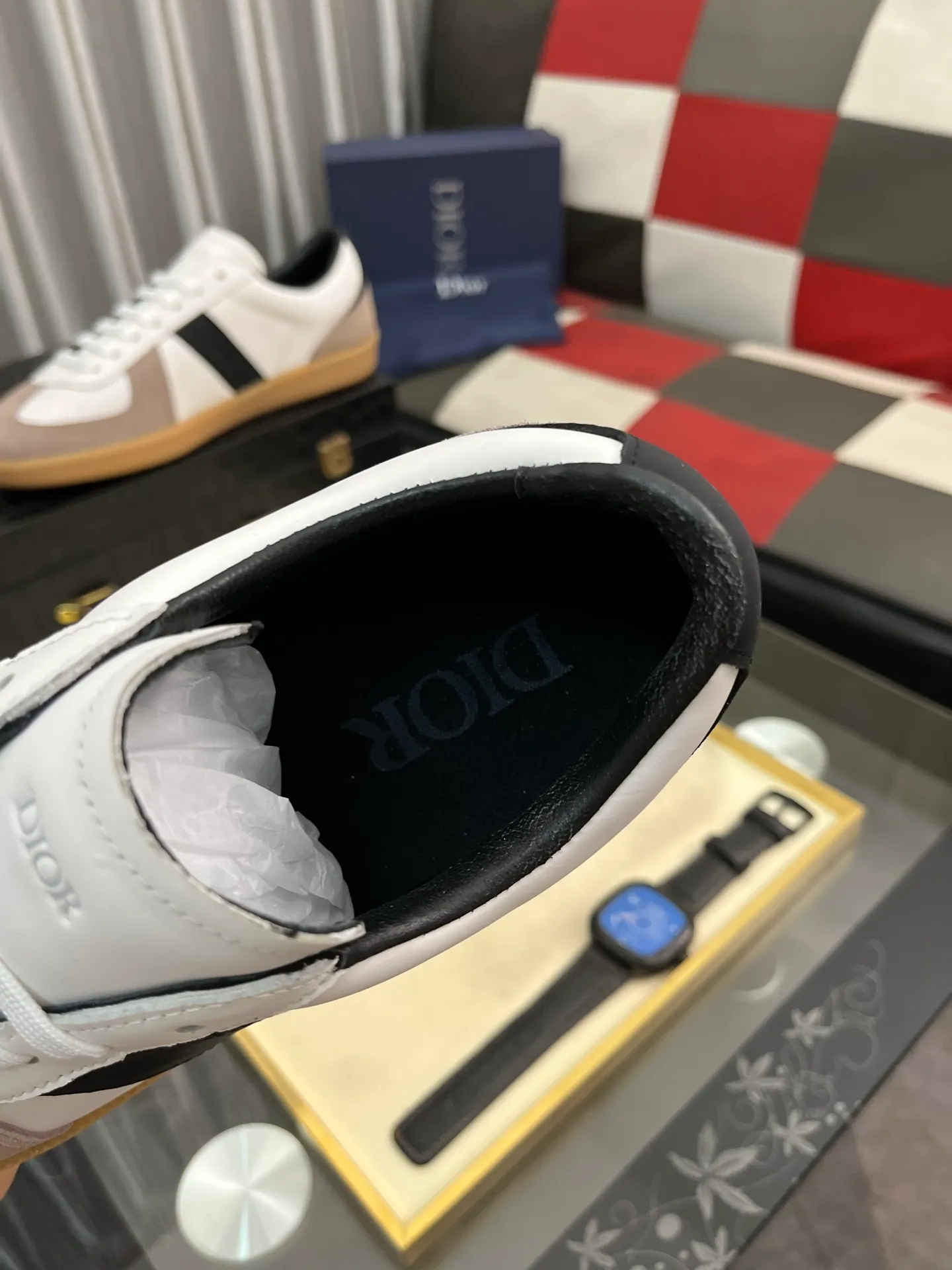 Men's Men's Shoes 💰400⌚️⌚️《Dior DIOR*》The latest and most popular casual shoes, top brand [seduce] luxury~purchase, top~quality. [Strong] The upper is made of imported breathable cowhide with material ➕ breathable sheepskin feet (•) and fine workmanship. Original stylish and stylish soft rubber wear-resistant outsole, light and comfortable on the foot, size: 38-443️⃣colors available